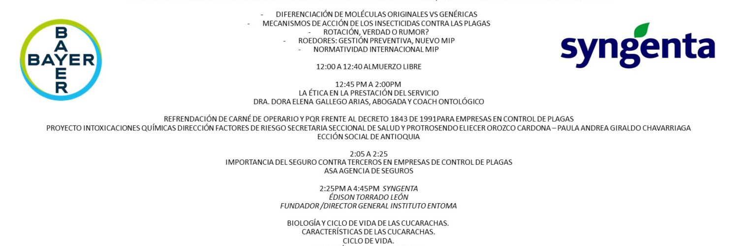 CAPACITACIÓN: MANEJO INTEGRADO DE PLAGAS EN SALUD PUBLICA